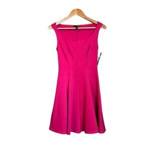 NWT! Aqua magenta skater dress